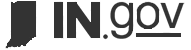 Indiana state government website logo.